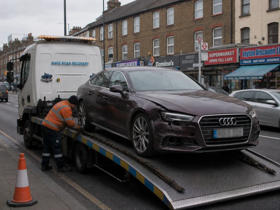 Audi A5 Accident Recovery Leyton