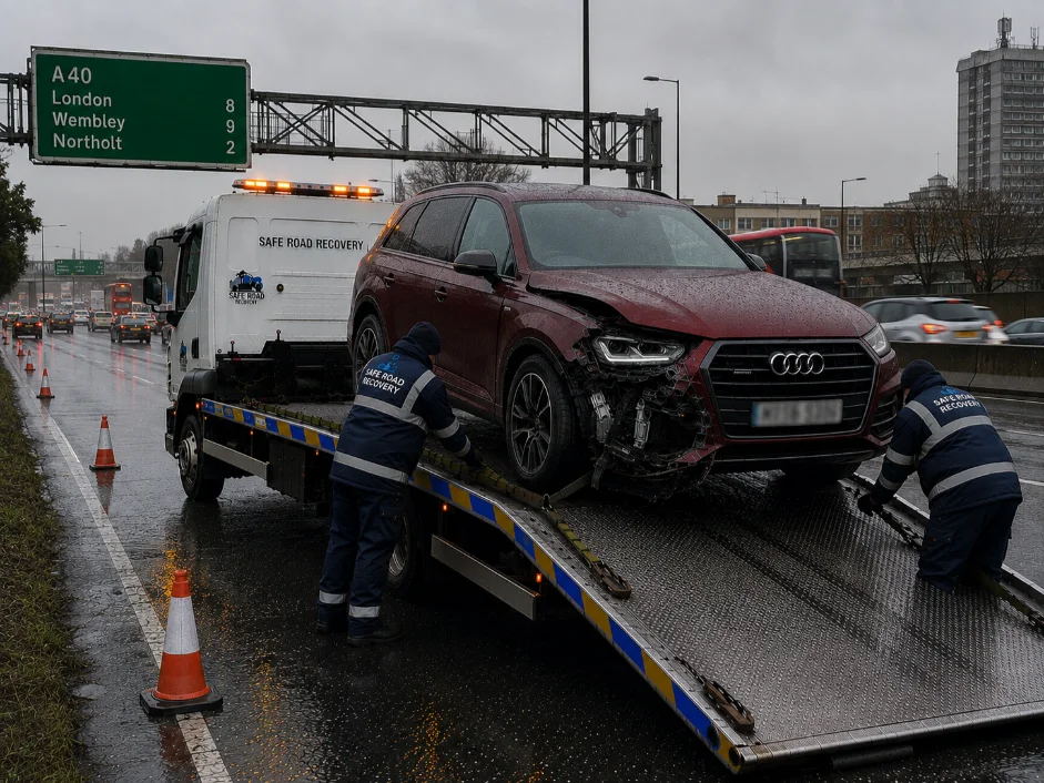 Audi Accident Recovery Service in A40 London