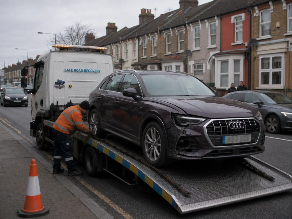 Audi Q8 Accident recovery Dagenham