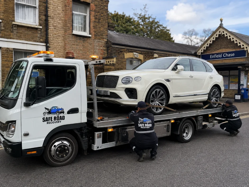 Bentley Bentayga Flatbed Transport Enfield Chase