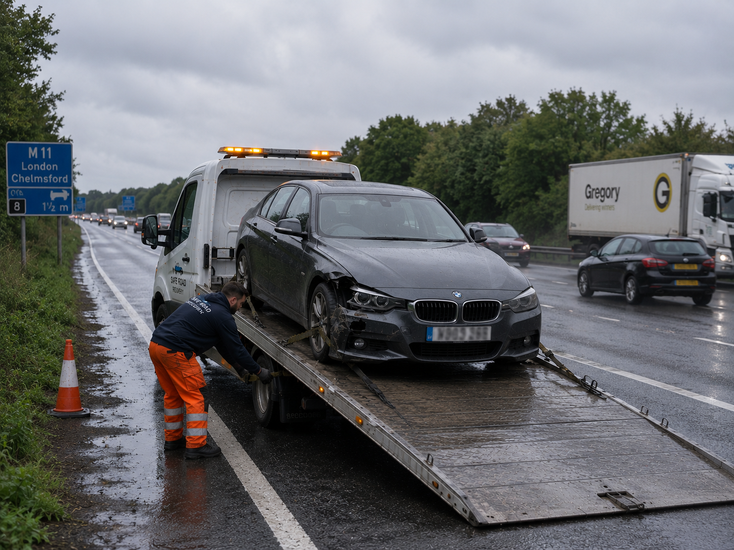 BMW 3 Series Car Recovery M11