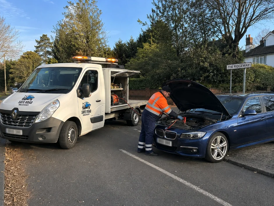 BMW 320D Touring Battery Booost the Ridgeway Enfield, UK