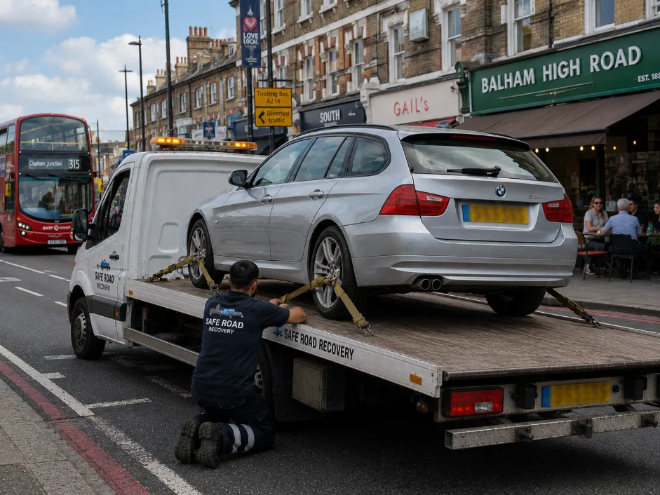 BMW 320i Car Recovery Balham High Road, London