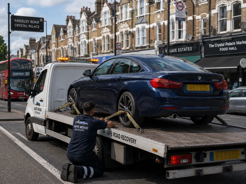 BMW 420D Car Recovery near Crystal Palace in London