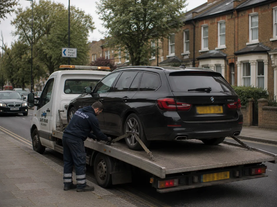BMW 5 Series Car Recovery in Kew, UK