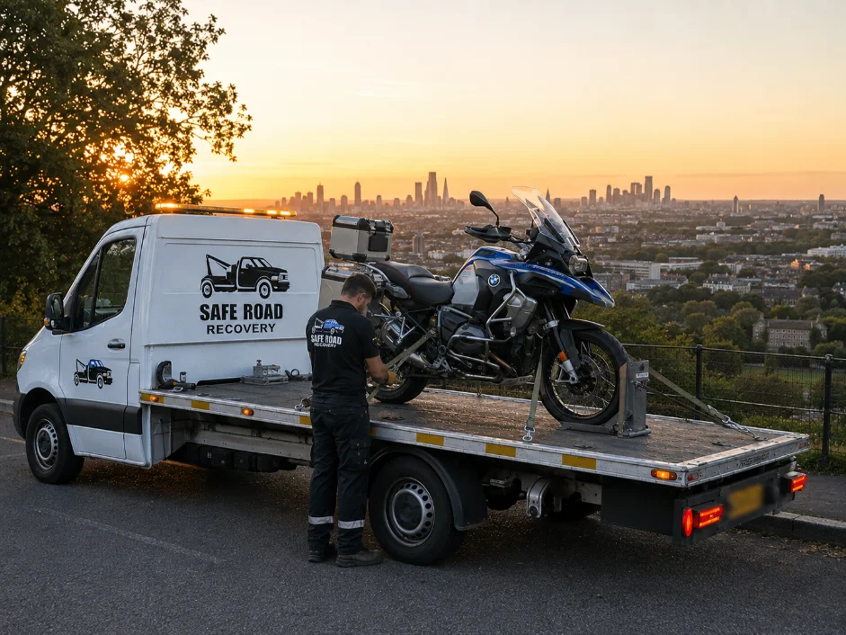 BMW R1250 GS Motorbike Transport Alexandra Palace Wood Green