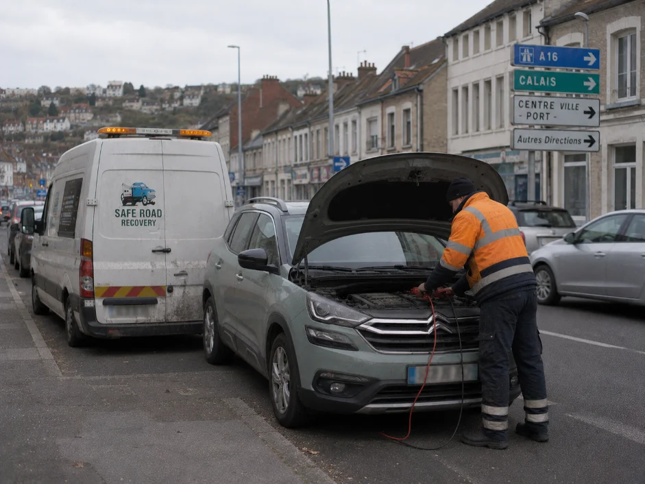 Citroen C5 Aircross Roadside Assistance Calais France to UK