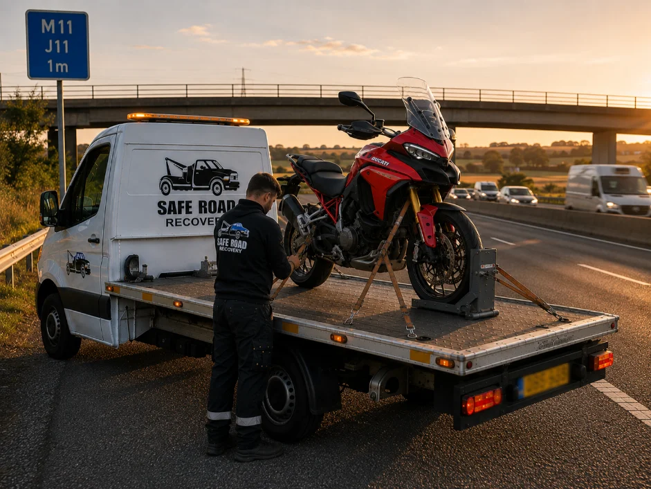 Ducati Multistrada Motorbike Towing M11 Junction 11