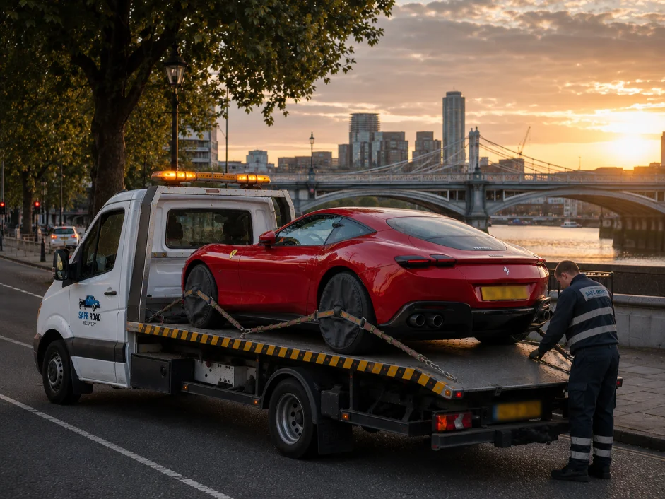 Ferrari Roma Car Recovery Service in London, UK