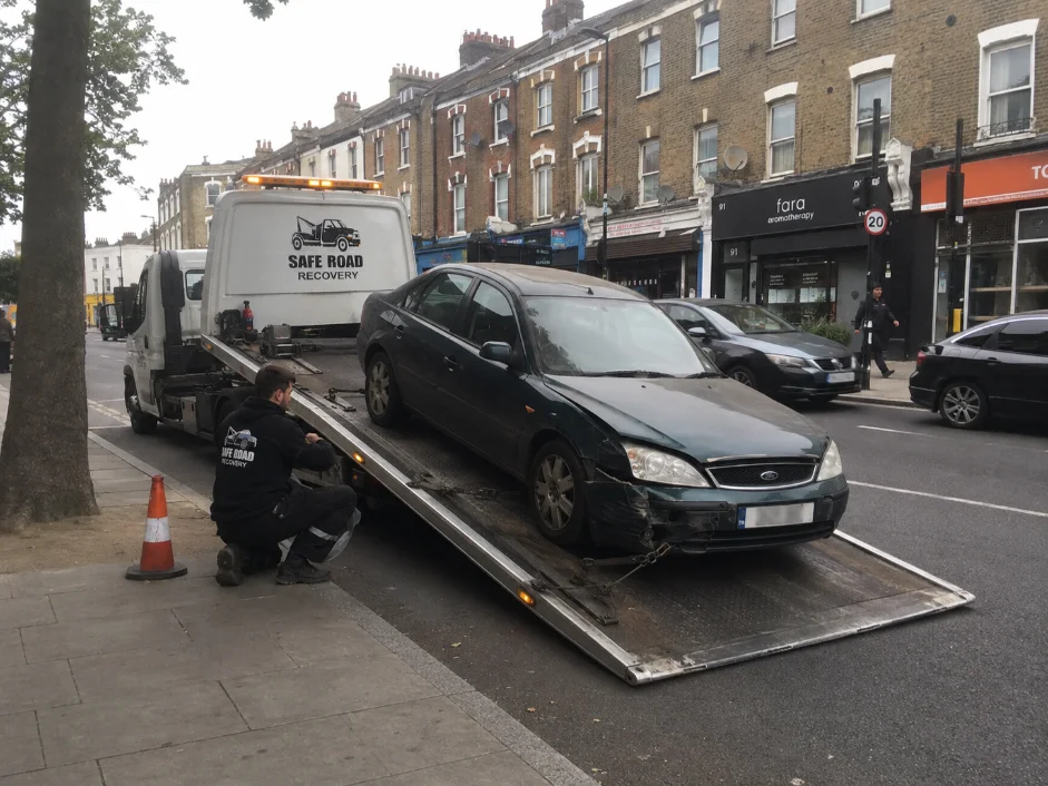 Ford Car recovery in Vauxhall UK