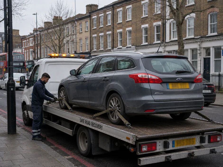 Ford Focus Car Recovery Stockwell, England