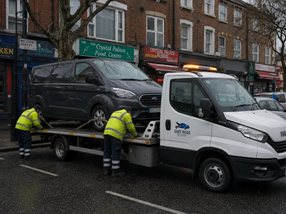 Ford Transit Recovery near Crystal Palace London