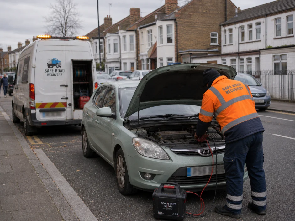 Hyundai i30 Battery Jump Start Service in Isleworth