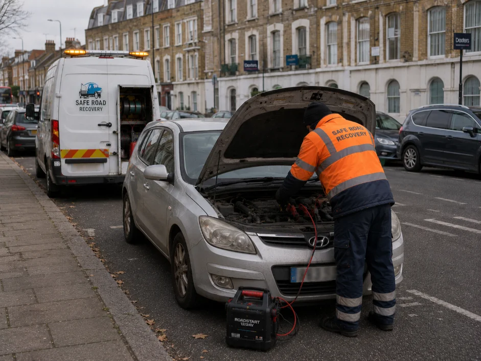Hyundai i30 Jump Start Vauxhall, UK