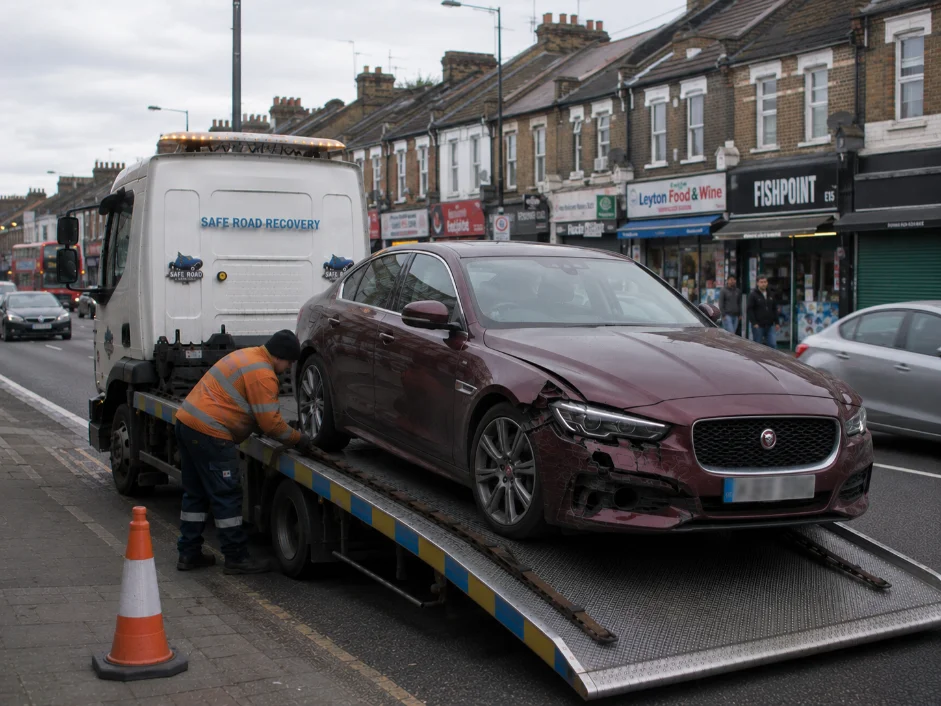 Jaguar Car Accident Recovery Stratford, United Kingdom