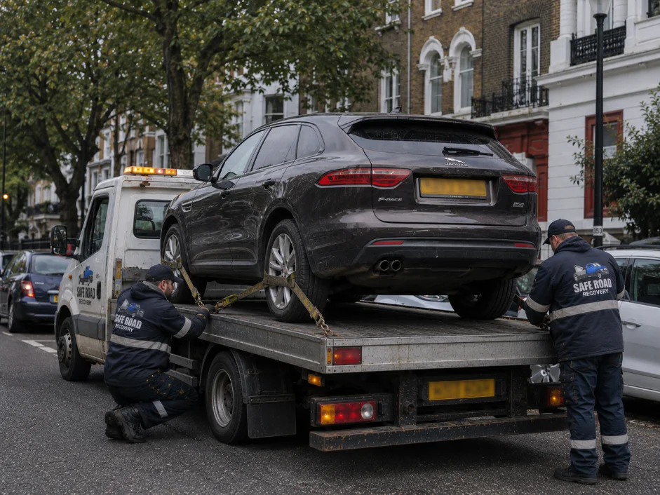 Jaguar E-pace Vehicle Recovery Service in Fulham, UK