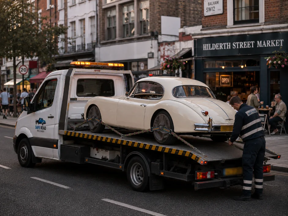 Jagaur E-type Recovery in Balham London
