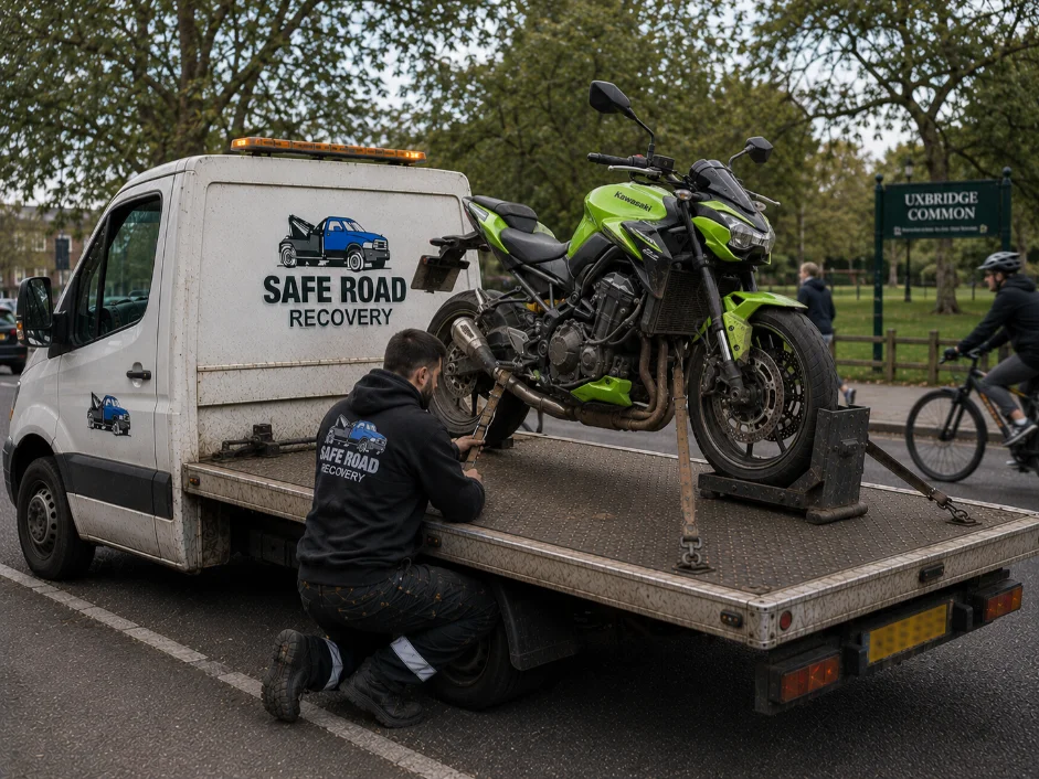 Kawasaki Motorcycle Recovery Service in Uxbridge