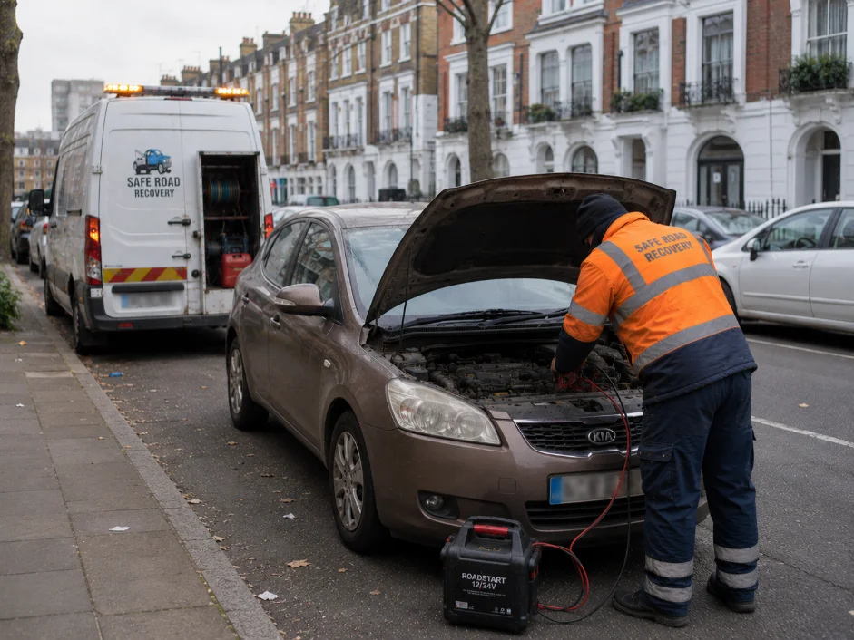 Kia Car Jump Start in Hammersmith