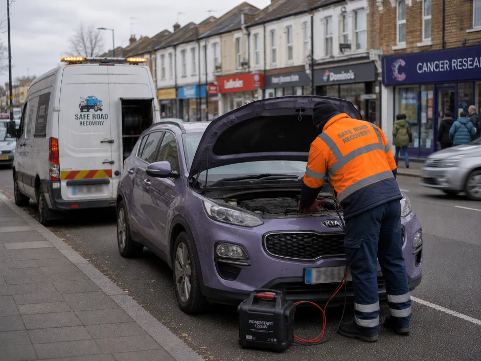 Kia Sportage Jump Start in Harrow UK