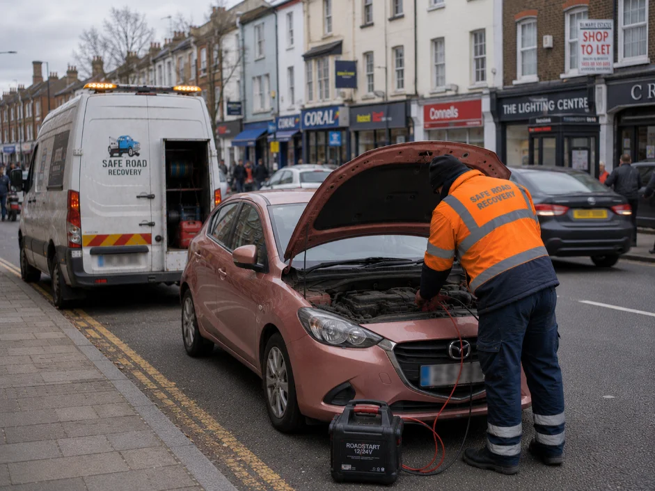 Mazda 3 Jump Start Service in Uxbridge