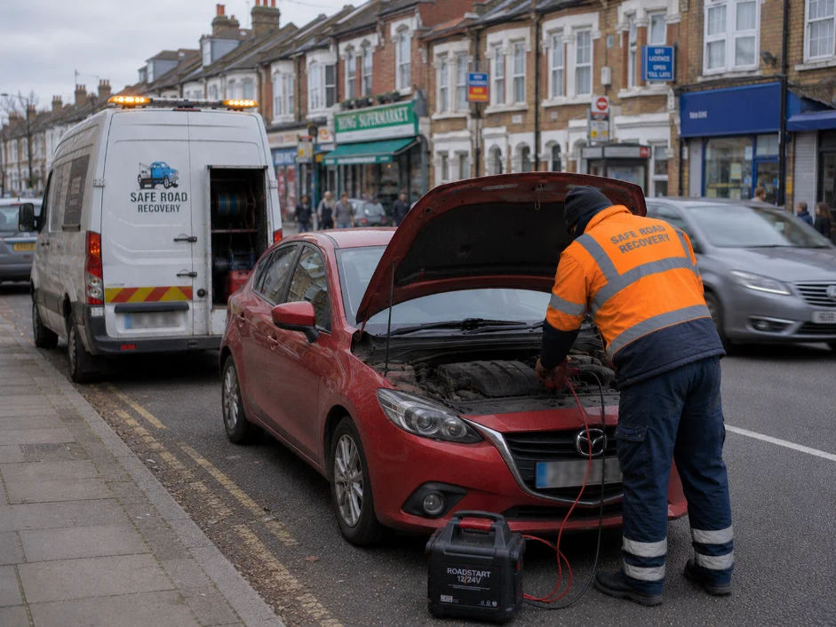 Mazda Car Jump Start in Hounslow