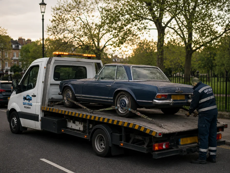 Mercedes Classic Car Breakdown Recovery and assistance in Southfields