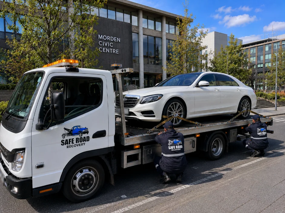 Mercedes S-class Luxury Car Transport Morden, United Kingdom