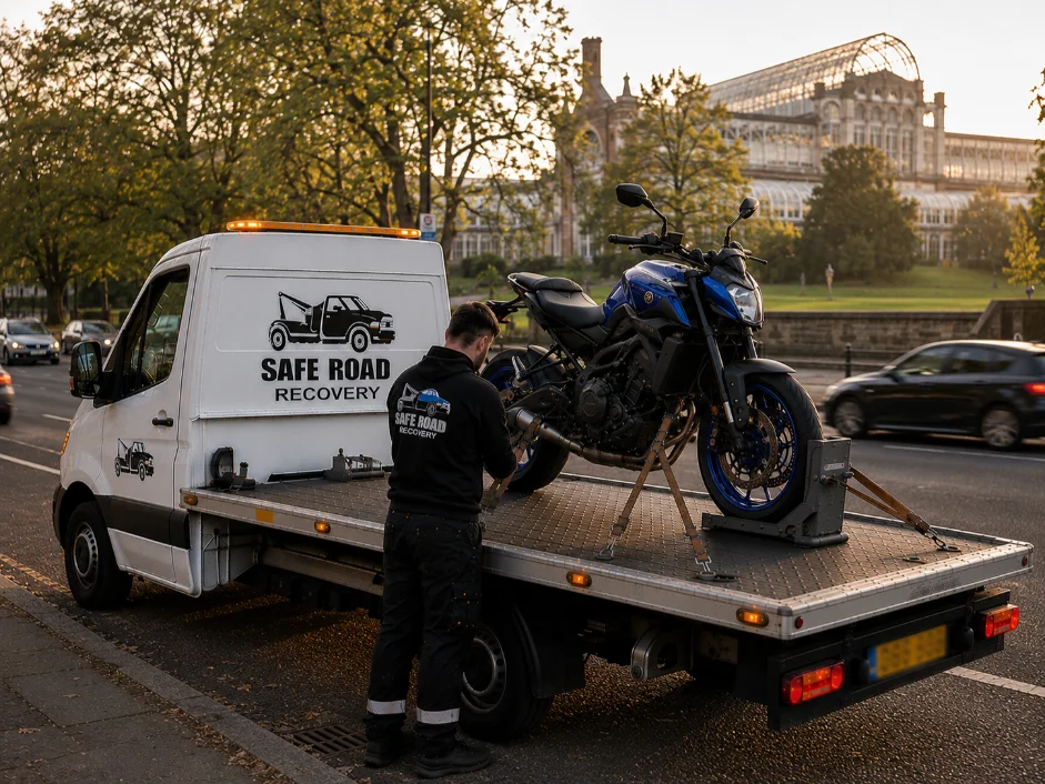 Motorcycle Recovery in Crystal Palace London