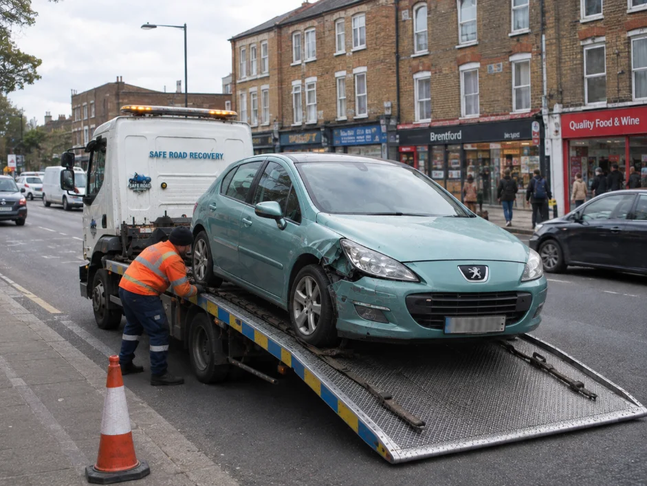 Peugeot 407 Accident Recovery Brentford, England