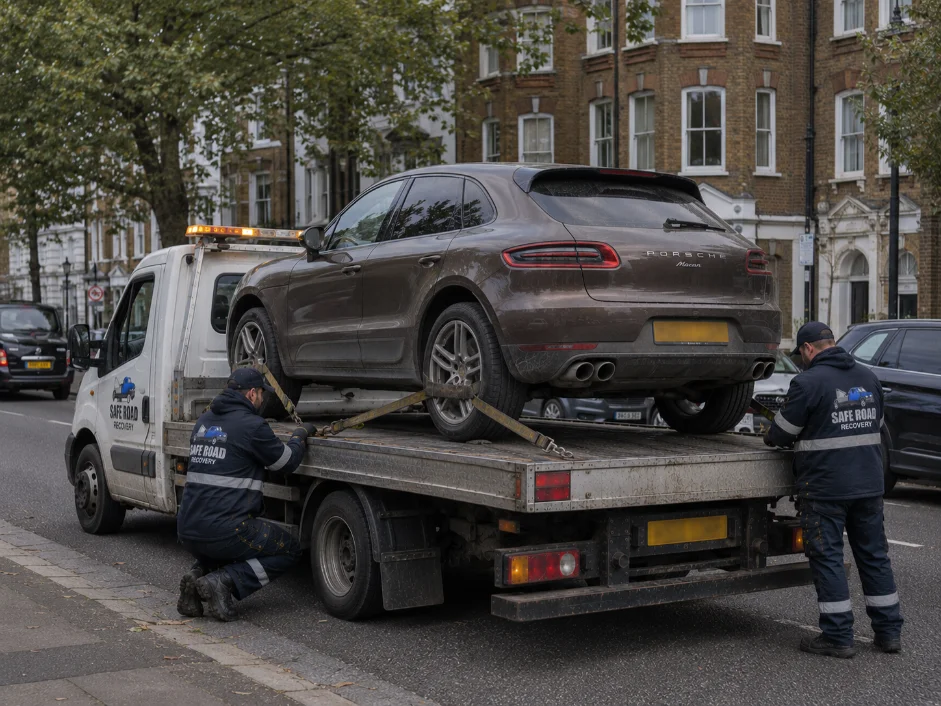 Porsche Macan Car Breakdown Recovery in West Kensington, UK