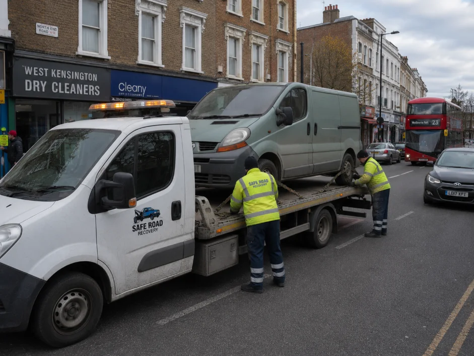 Renault Master Van Recovery in West Kensington