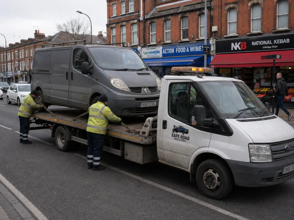 Renault Van Recovery in Acton, England