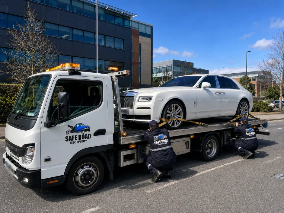 Rolls Royce Ghost Luxury Car Transport Edmonton Business Centre