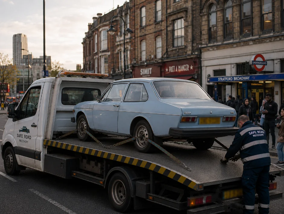 Saab 99 Classic Car Recovery Stratford
