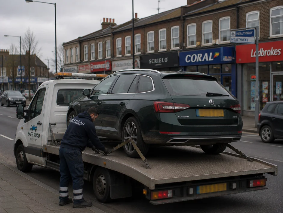 Skoda Superb Car Recovery Dagenham UK