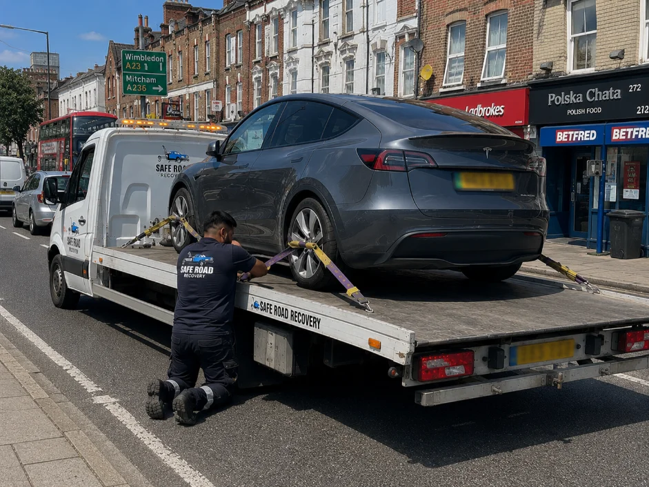 Tesla Model Y Vehicle Transport Service Mitcham
