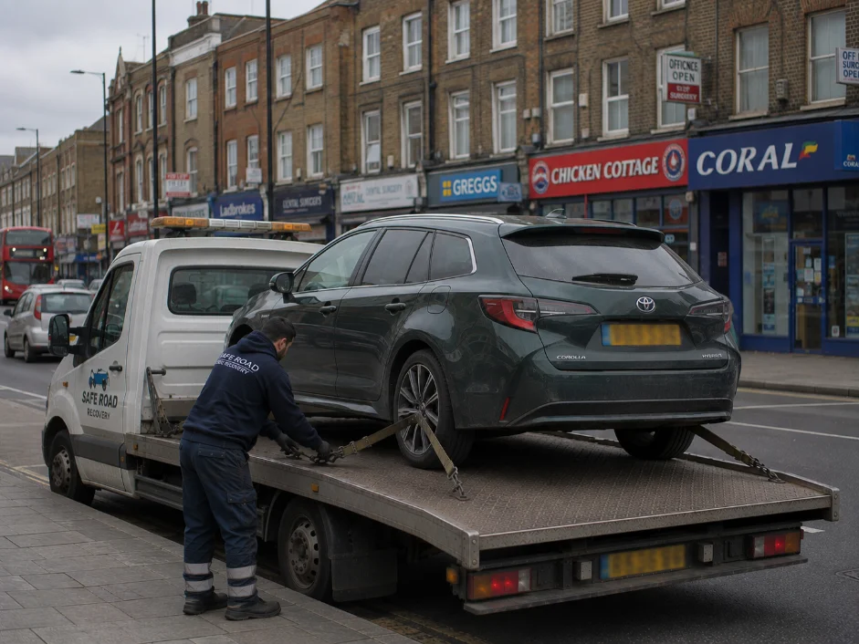 Toyota Corolla Car Recovery Service in Ilford, UK