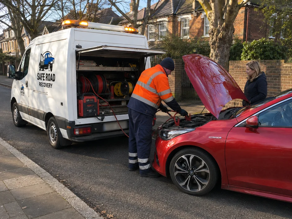 Toyota Corolla Hybrid Battery Jump start Church Street Edmonton