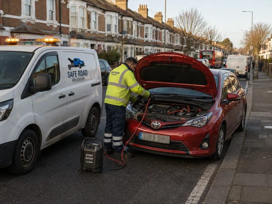 Toyota Corolla Jumpstart in Brixton, UK