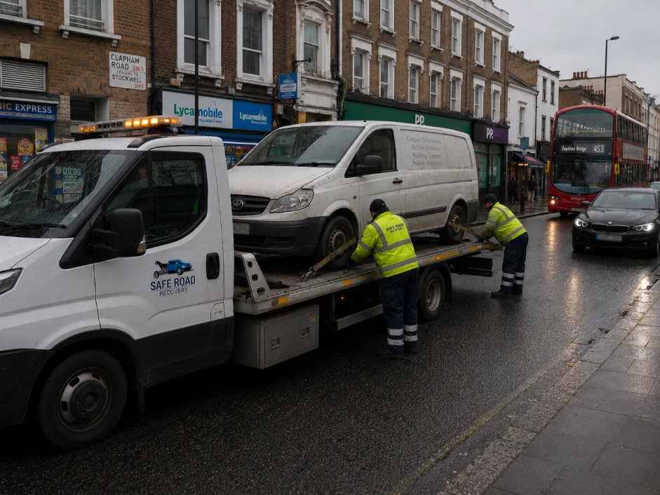 Toyota Hiace Van Recovery Stockwell