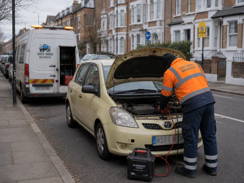 Toyota Yaris Battery Jump Start Service in West Kensington
