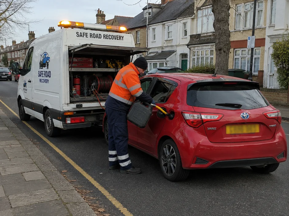 Toyota Yaris Roadside Fuel delivery service in Wood Green