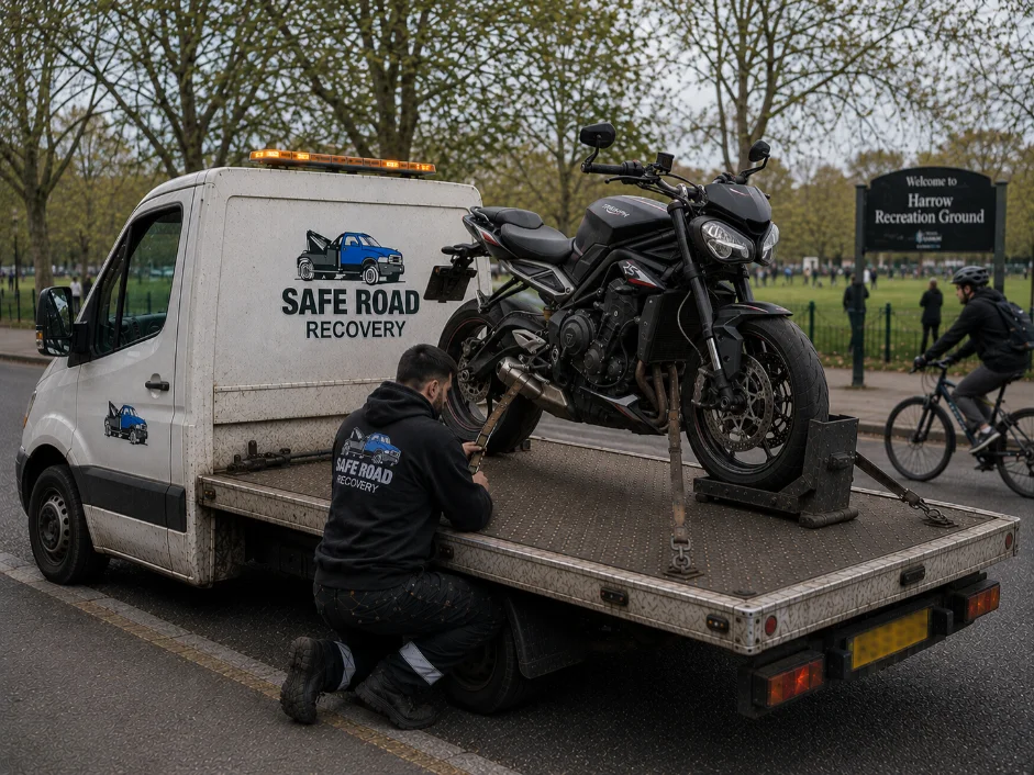 Triumph Motorcycle Recovery in Harrow UK