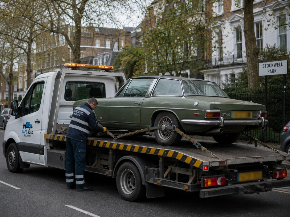 Triumph Stag Classic Car Recovery Stockwell