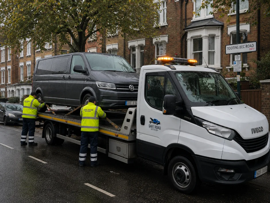 Volkswagen Transporter Recovery Service in Tooting Bec Road, London