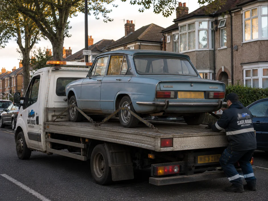Volvo P1800 Classic Car Recovery Dagenham