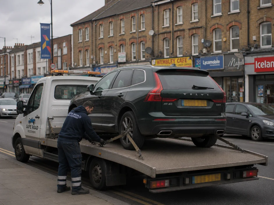 Volvo xc60 car recovering in Wembley