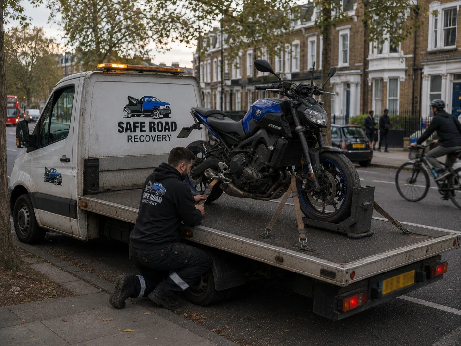 Yamaha Motorcycle Breakdown Recovery in West Kensington
