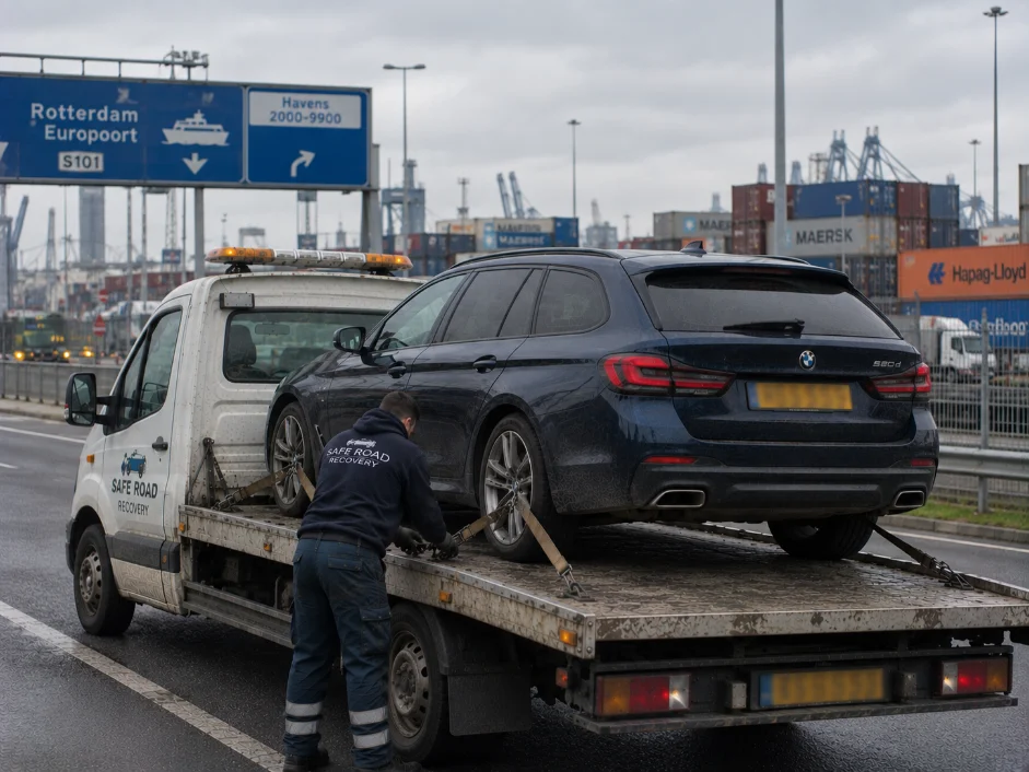 BMW 5 Series Touring Vehicle Transport Rotterdam